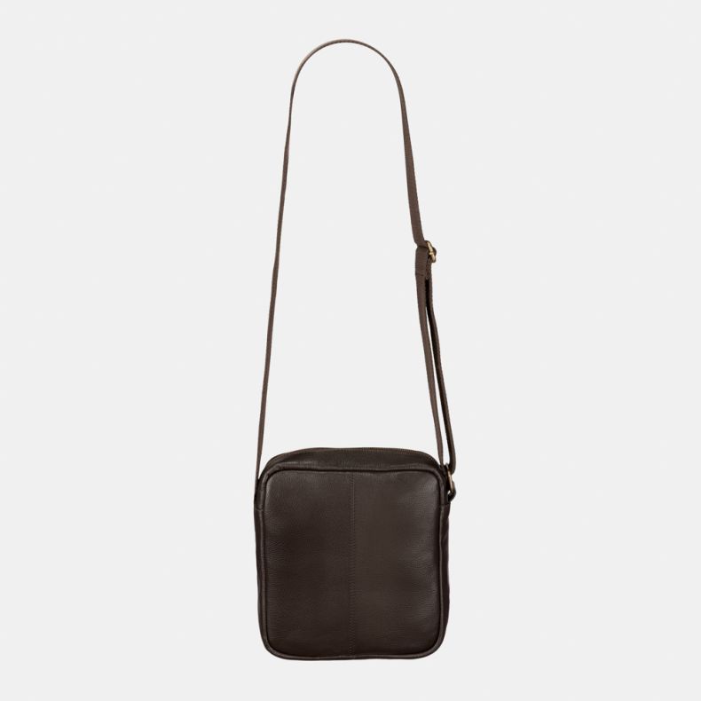 National Trust Dark Brown Leather Cross Body Bag