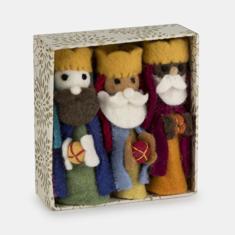Namaste Set of Three Wise Men Decorations