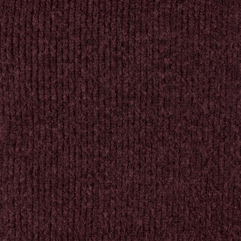 National Trust Burgundy Knitted Scallop Scarf