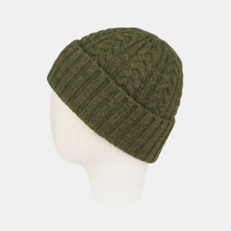 Peace Of Mind Green Knitted Beanie