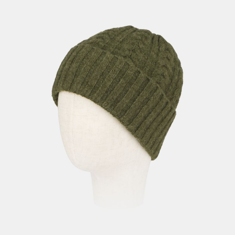 Peace Of Mind Green Knitted Beanie
