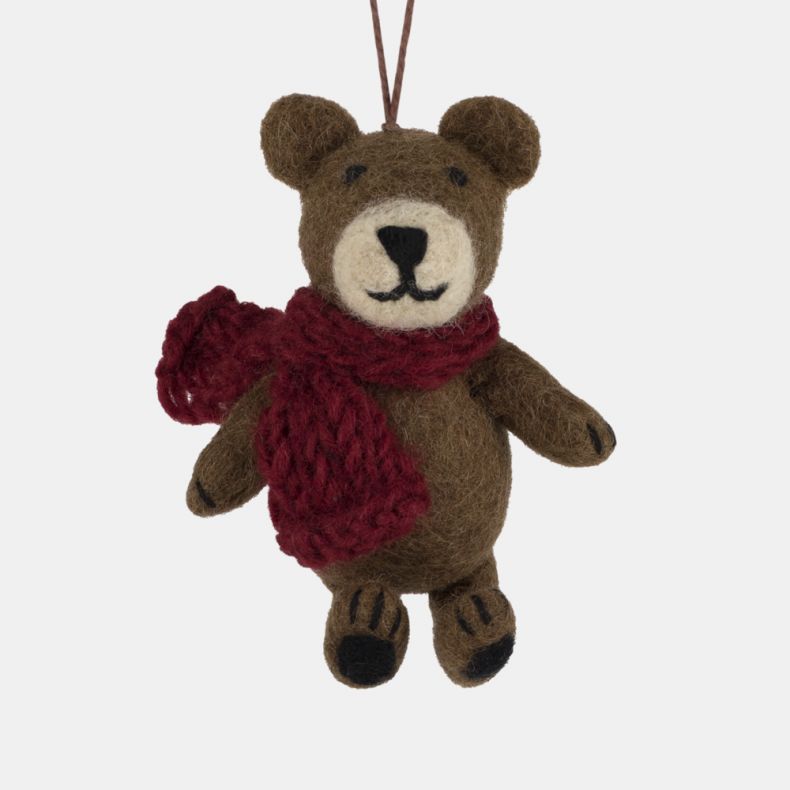 Felt So Good Sidney the Teddy Bear Decoration