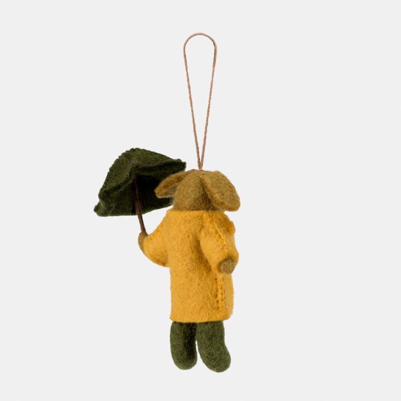 Felt So Good Dave the Dog with Umbrella Decoration