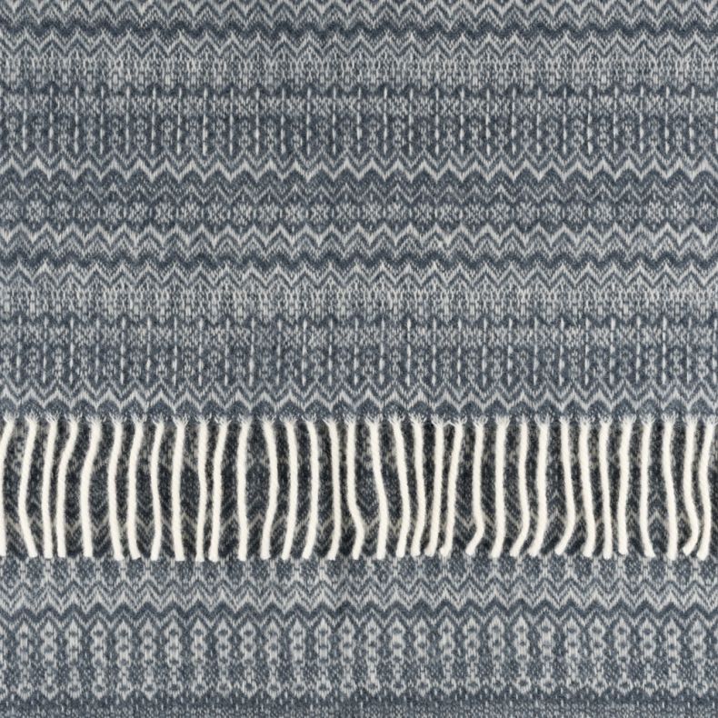 National Trust Fair Isle Throw, Blue