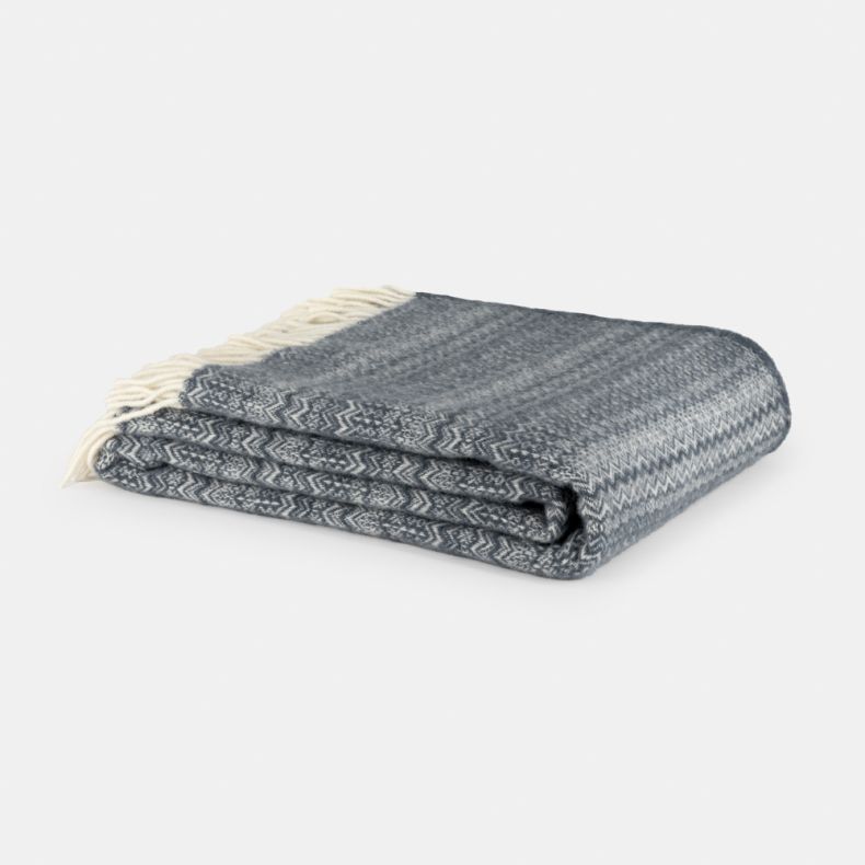 National Trust Fair Isle Throw, Blue