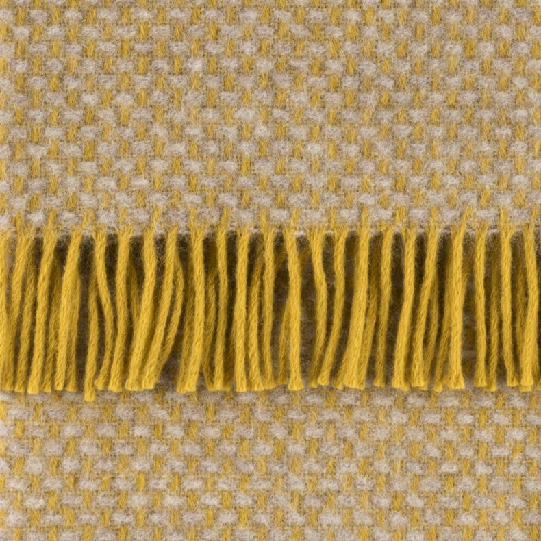 National Trust Twill Throw, Ochre