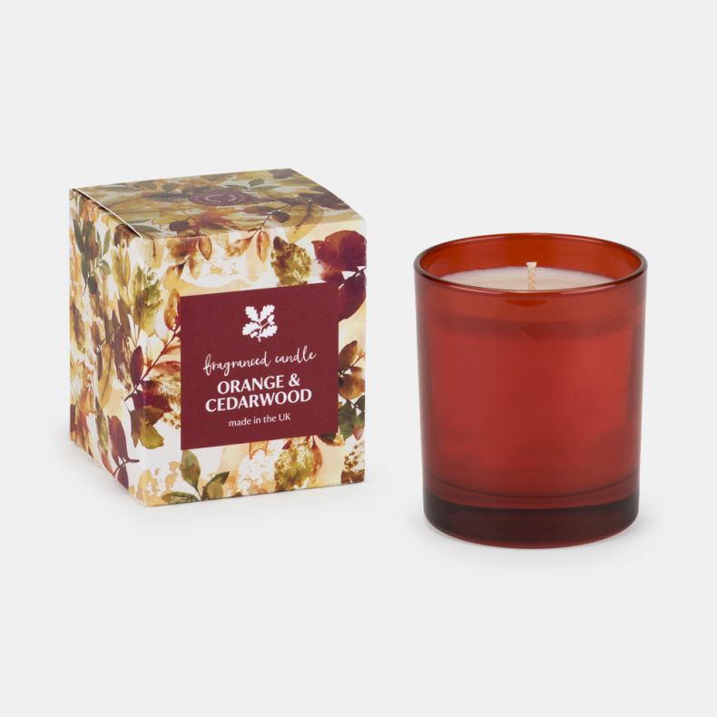 National Trust Boxed Candle, Orange and Cedarwood