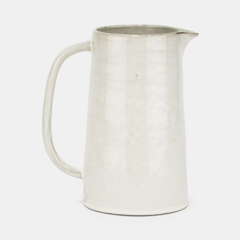 Stoneware Fern Leaf Jug