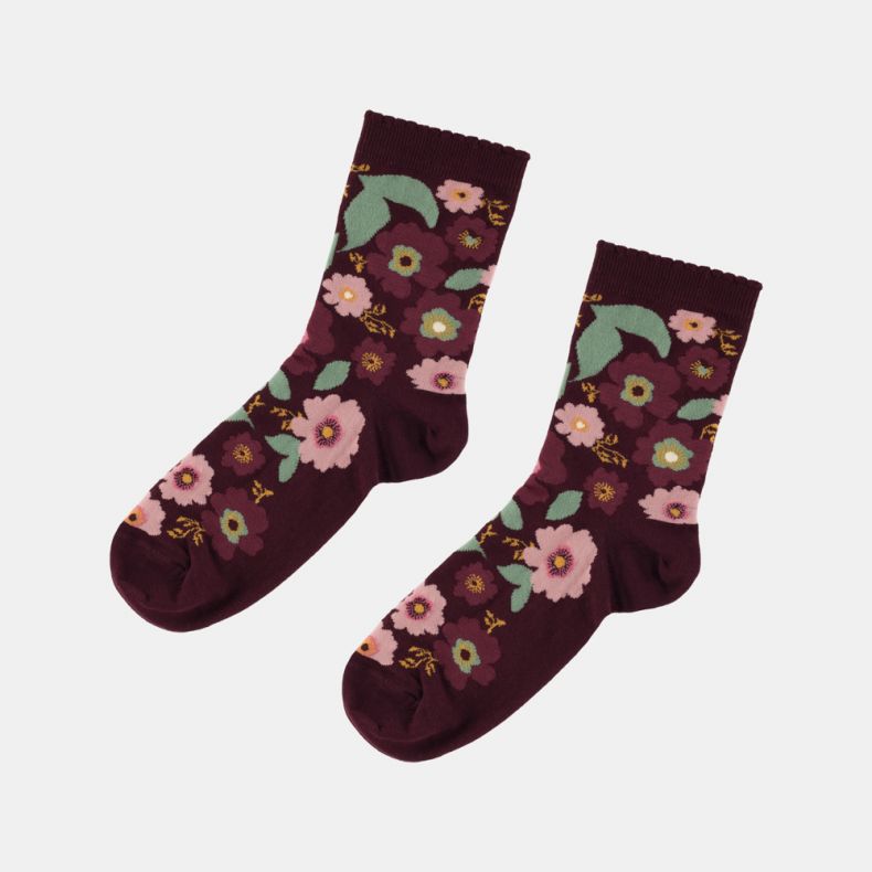 National Trust Snowshill Floral Organic Cotton Socks