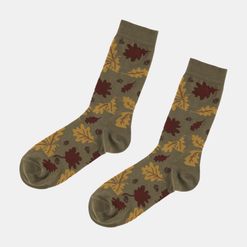 National Trust Gift Box Of 4 Pairs Of Organic Cotton Socks, Size 7-11 