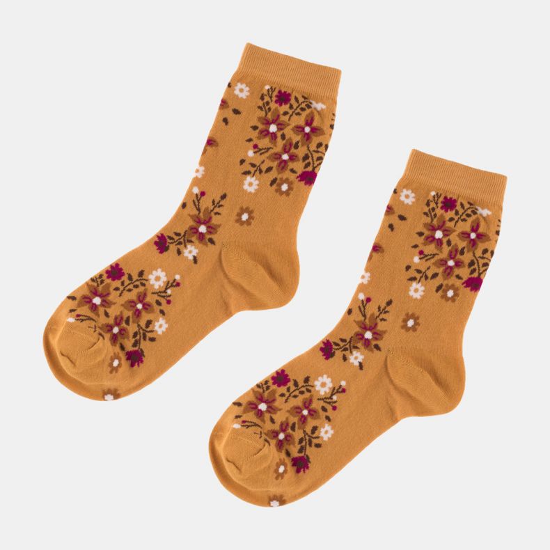 National Trust Gift Box Of 4 Pairs Of Organic Cotton Socks, Size 4-7