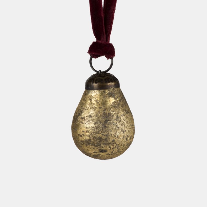 Trio of Pear Decorations