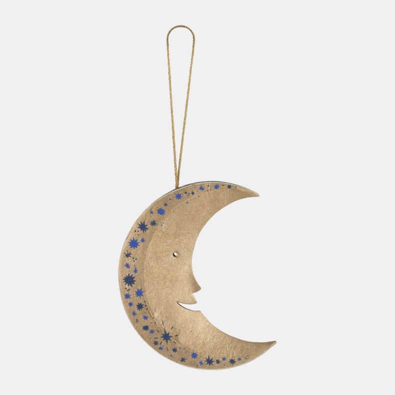 East End Press Paper Moon Decoration, Gold