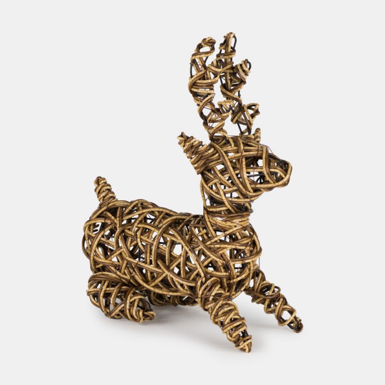 LED Reindeer Ornament, Warm White