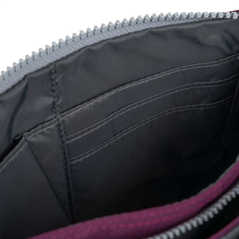 ROKA London Carnaby XL Cross Body Bag in Cherry