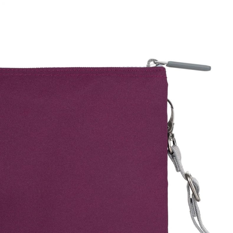 ROKA London Carnaby XL Cross Body Bag in Cherry