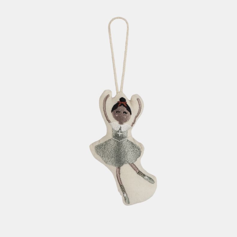 Organic Cotton Nutcracker & Ballerina Decoration Set