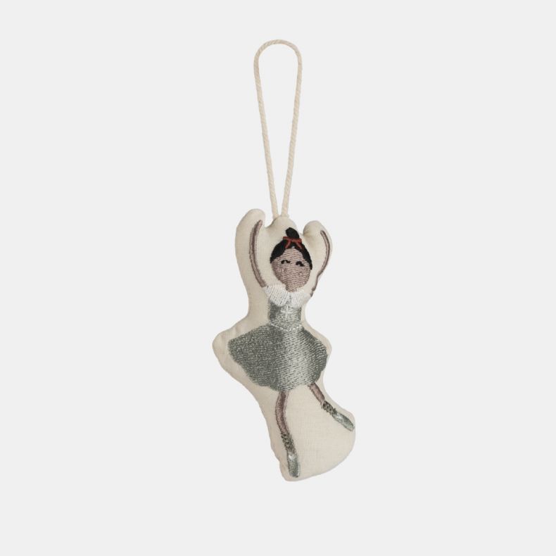 Organic Cotton Nutcracker & Ballerina Decoration Set