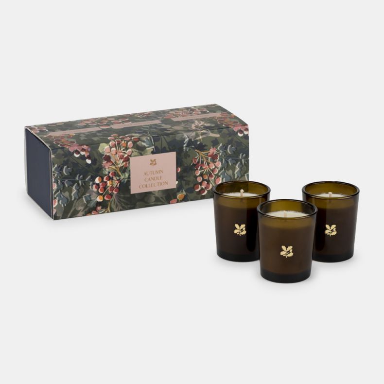 National Trust Scented Candles Boxed, Set of 3