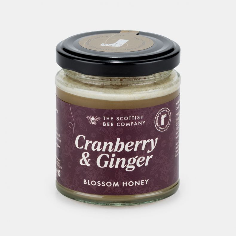 Cranberry and Ginger Honey