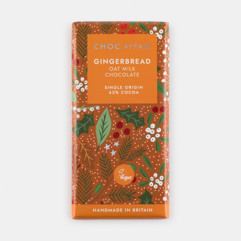 Gingerbread Oat Milk Chocolate Bar