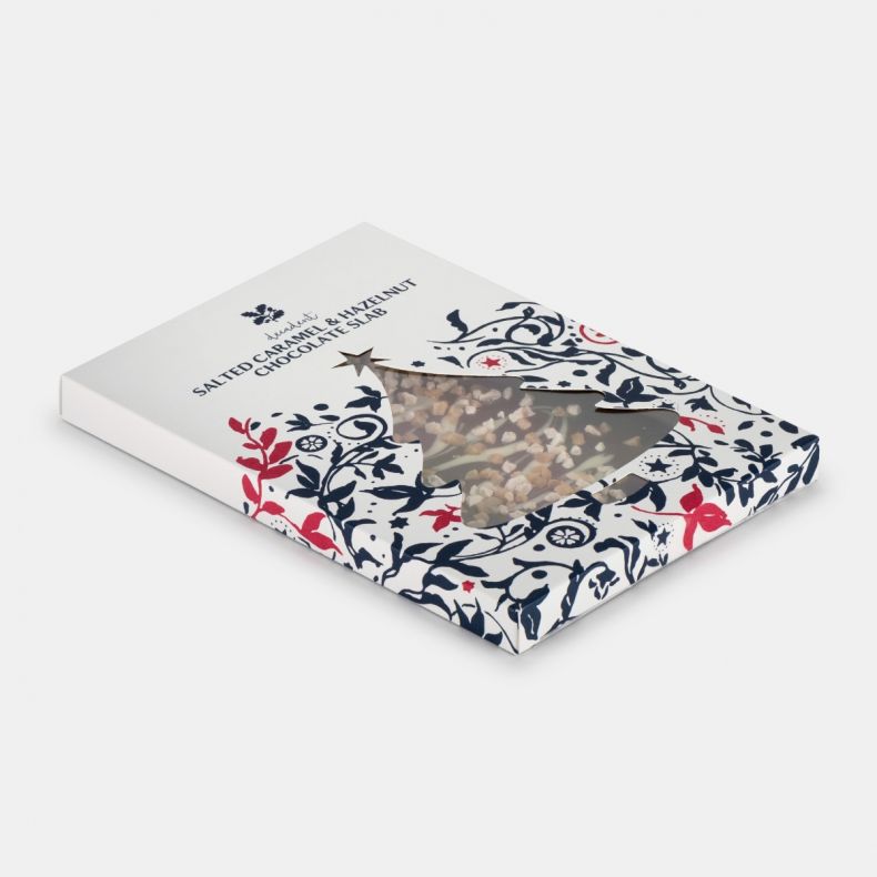 National Trust Milk Chocolate Salted Caramel and Hazelnut Slab