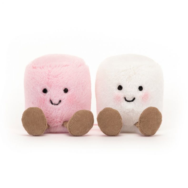  Jellycat Amuseable Pink and White Marshmallows