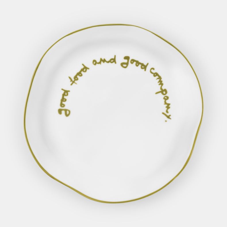 Good Food and Good Company Plate