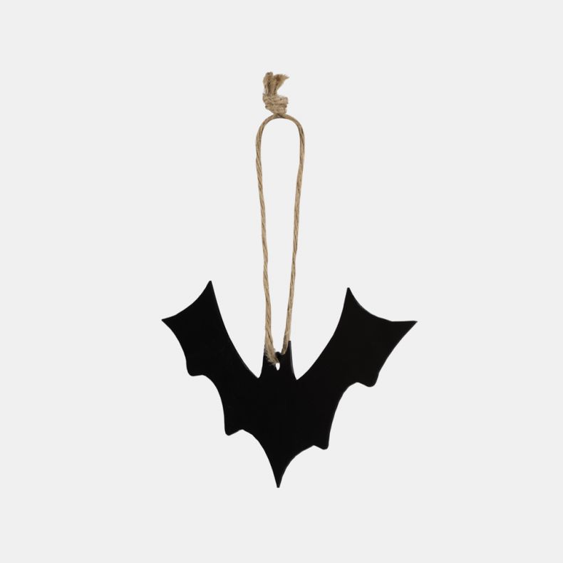 Hanging Bat Decoration, Matt Black