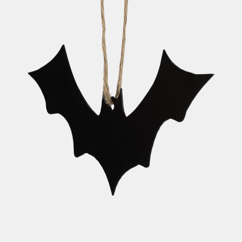 Hanging Bat Decoration, Matt Black