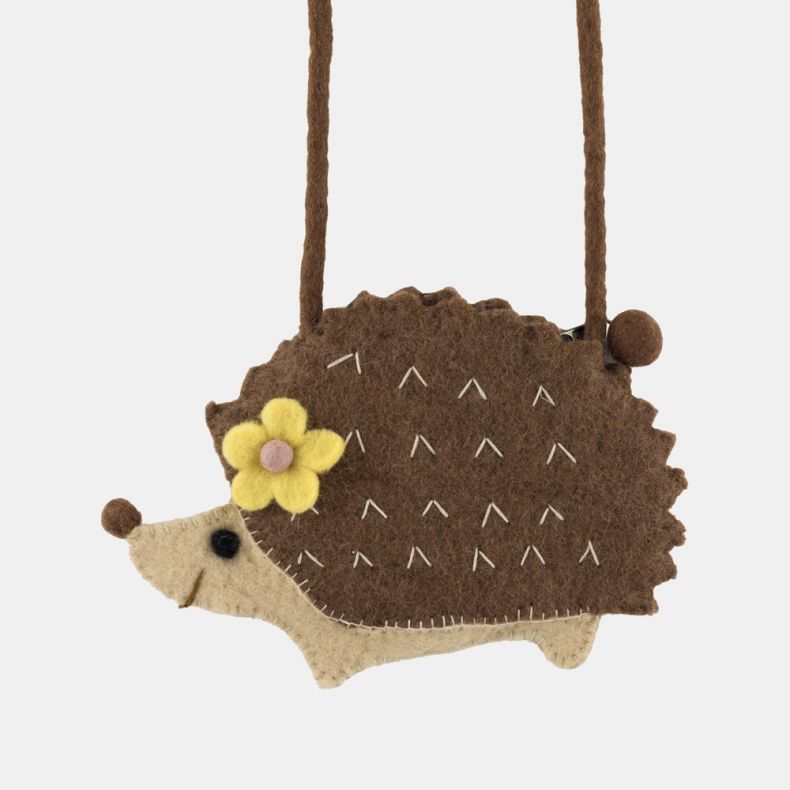 Children's Hedgehog Felt Bag 