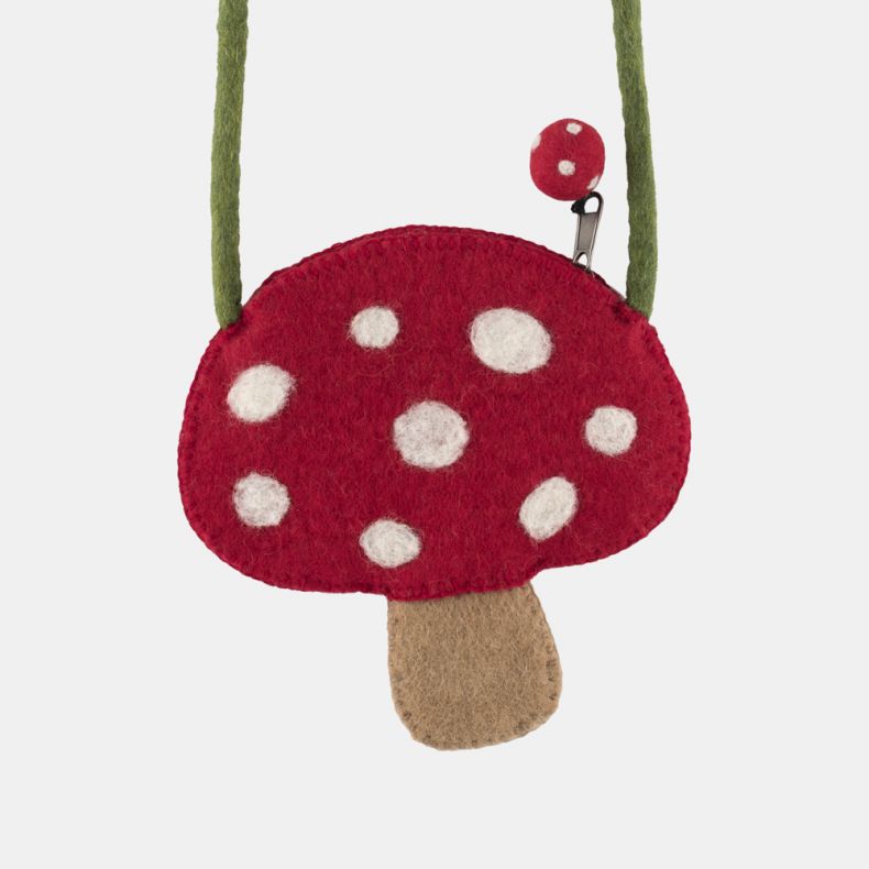 Children's Mushroom Felt Bag 