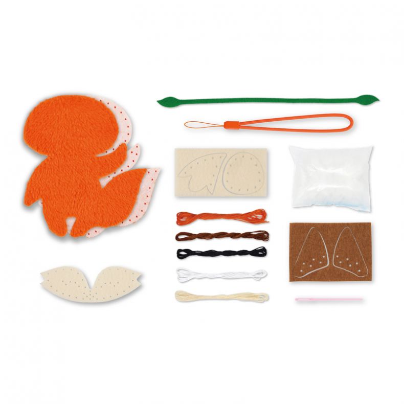 Sewing My First Keychain, Fox