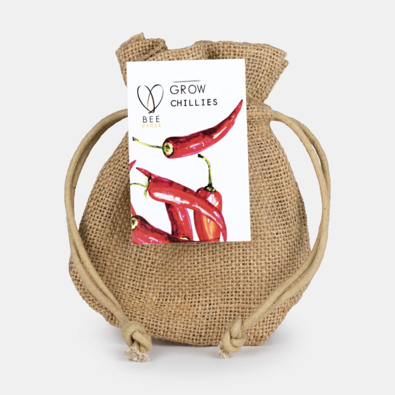 BEEcycle Chilli Jute Bag