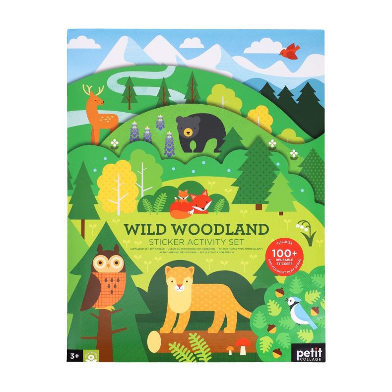 Petit Collage Wild Woodland Sticker Activity Set