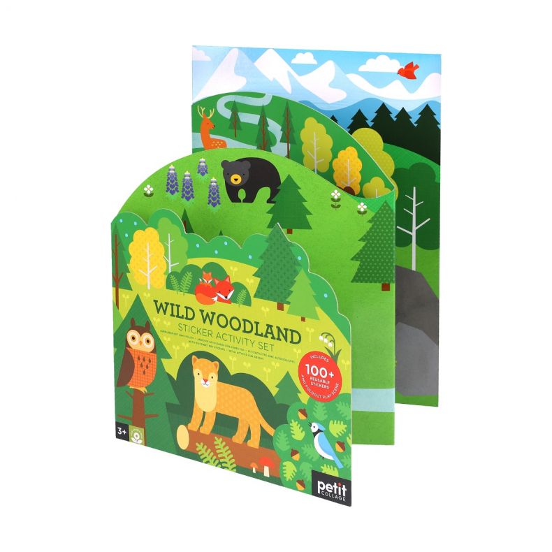 Petit Collage Wild Woodland Sticker Activity Set