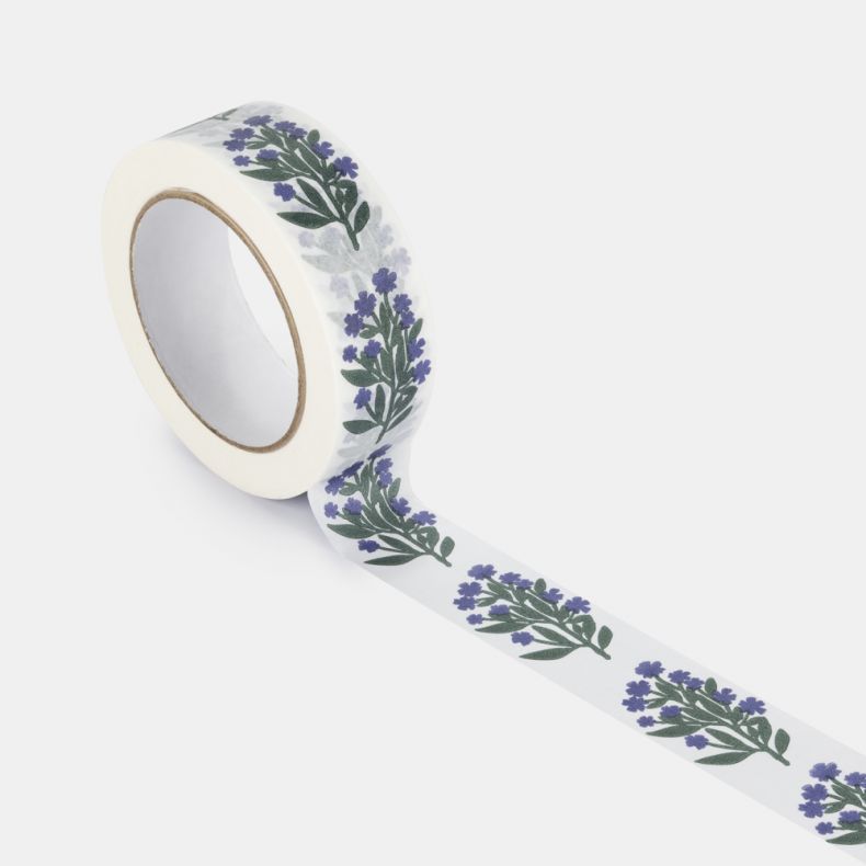 Blue Wildflower Paper Tape