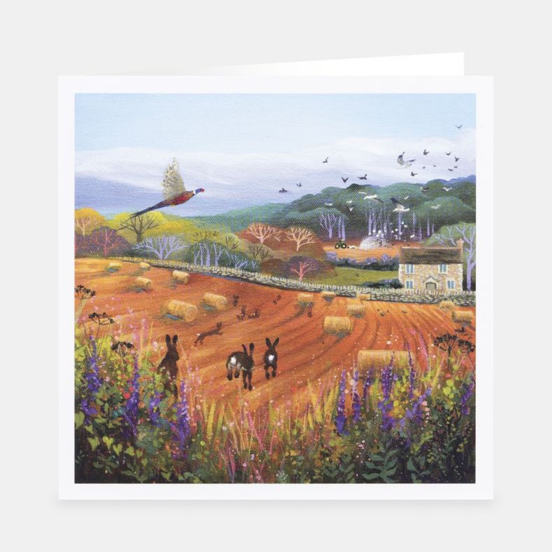 National Trust Autumn Wildlife Notecard Set by Anne Marie Dahlstrom, Pack of 20