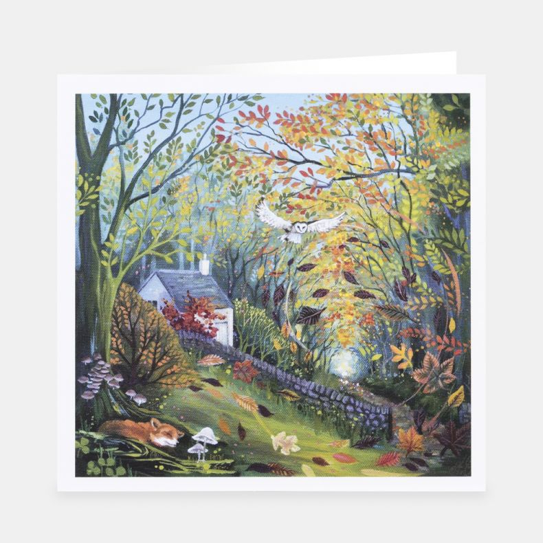 National Trust Autumn Wildlife Notecard Set by Anne Marie Dahlstrom, Pack of 20
