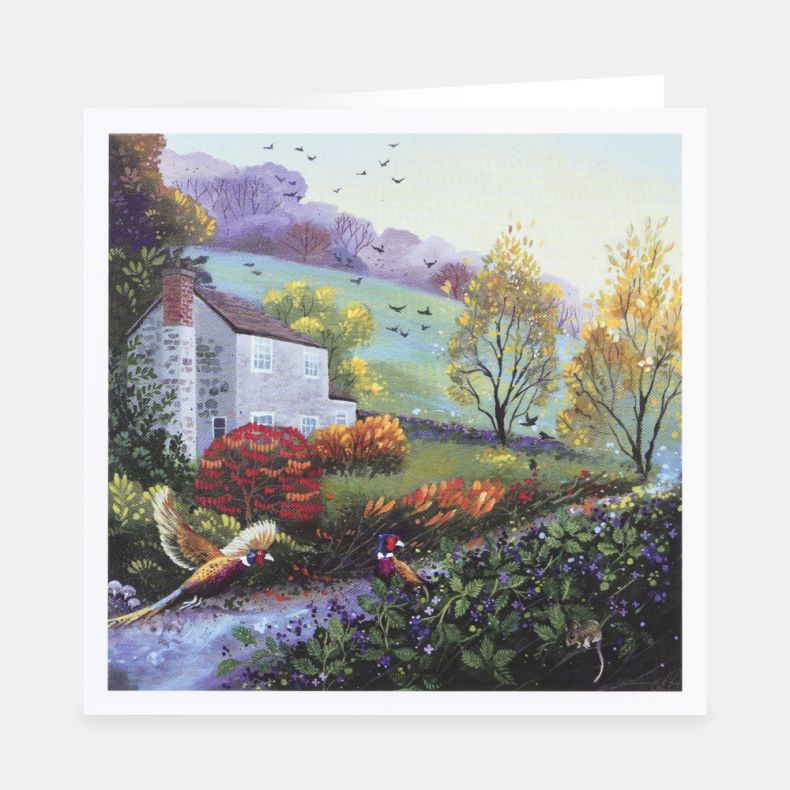 National Trust Autumn Wildlife Notecard Set by Anne Marie Dahlstrom, Pack of 20