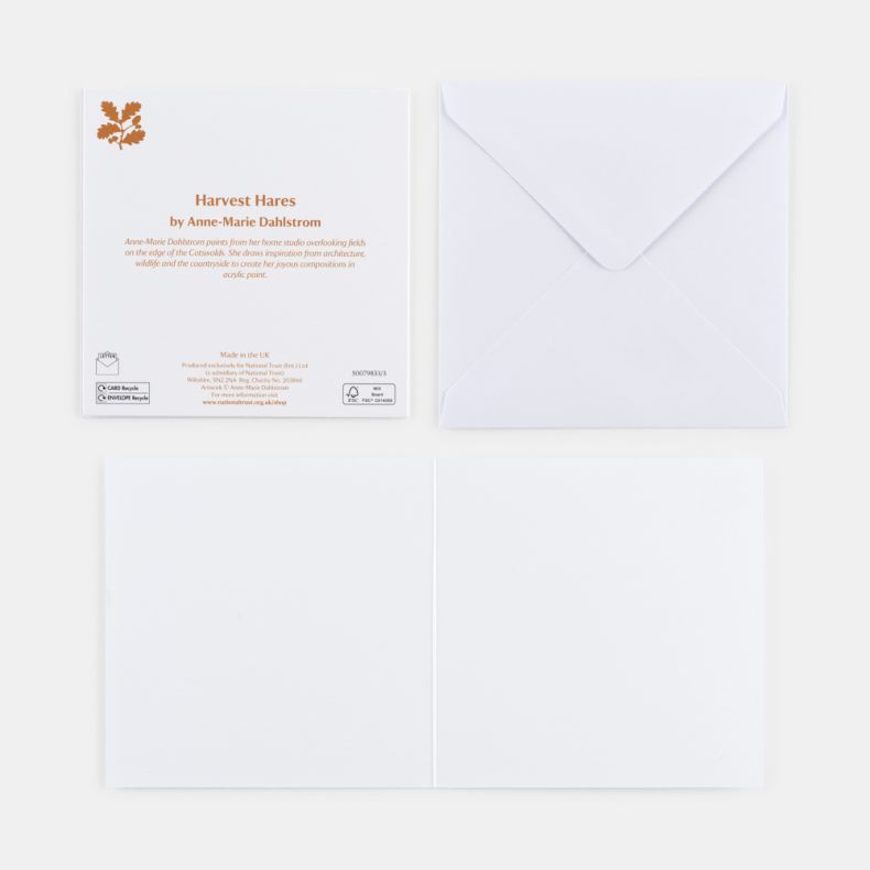 National Trust Autumn Wildlife Notecard Set by Anne Marie Dahlstrom, Pack of 20