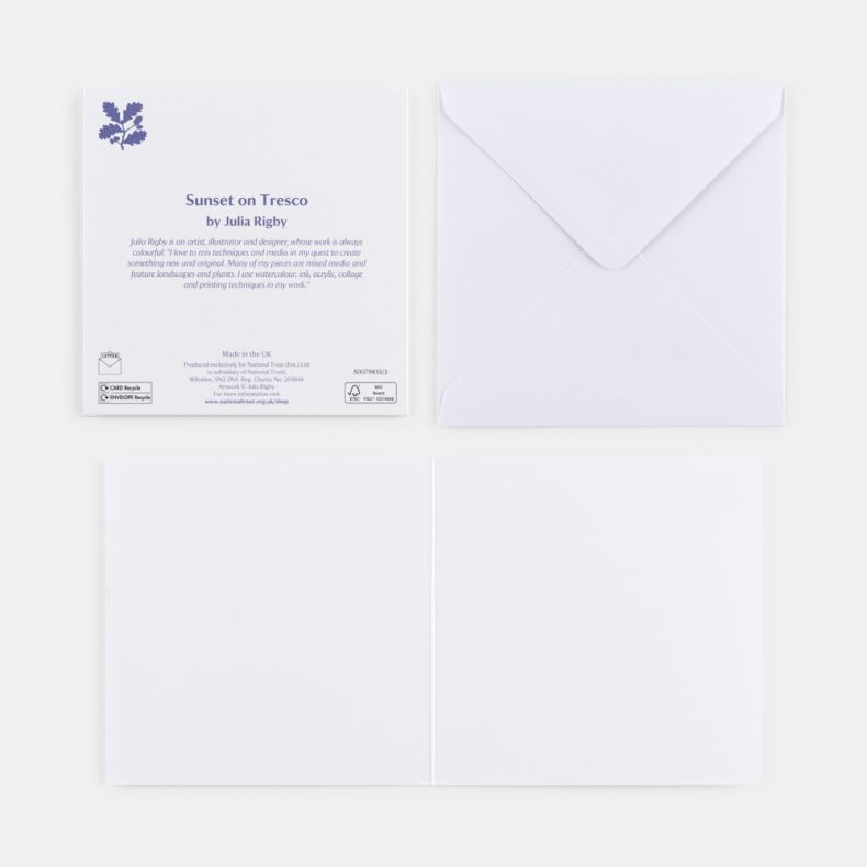 National Trust Calming Nature Notecards by Julia Rigby, Pack of 20
