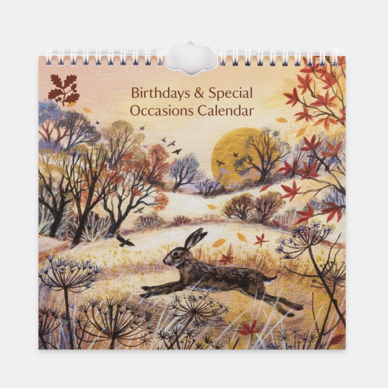 National Trust Birthday and Occasions Calendar by Lucy Grossmith