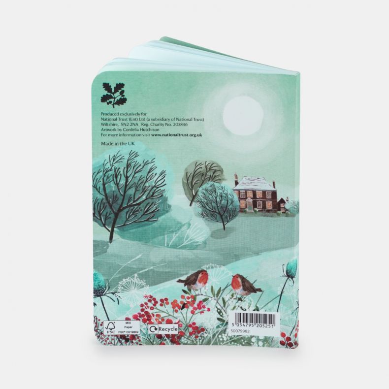 National Trust Winter Owl Notebook, A6