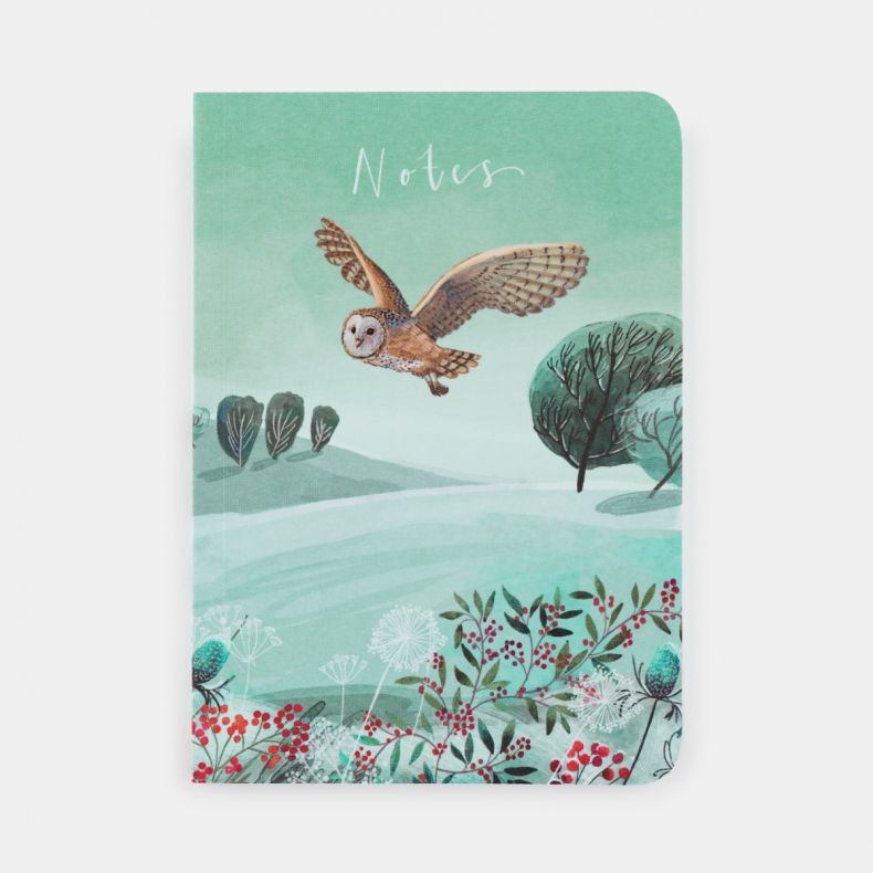 National Trust Winter Owl Notebook, A6