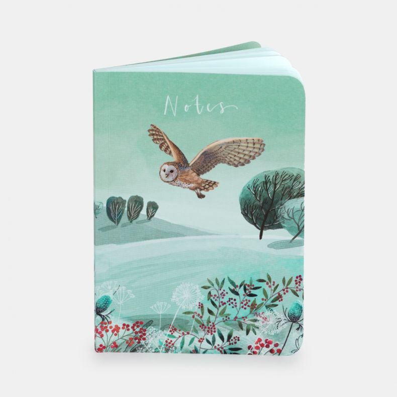 National Trust Winter Owl Notebook, A6