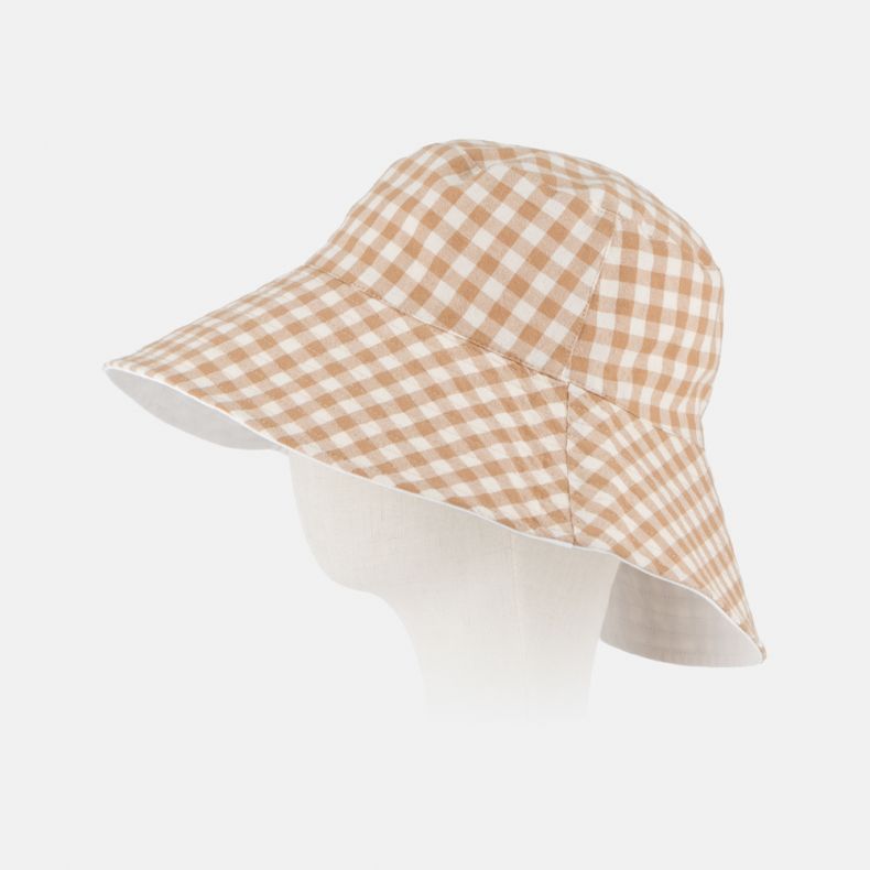 National Trust Camel Gingham Bucket Hat