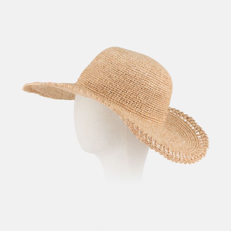 National Trust Crochet Wide Brim Hat