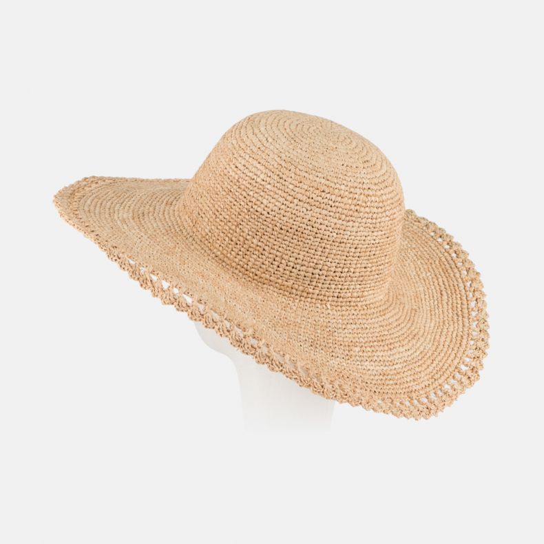 National Trust Crochet Wide Brim Hat