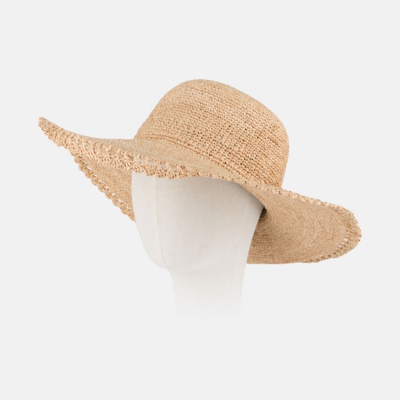 National Trust Crochet Wide Brim Hat